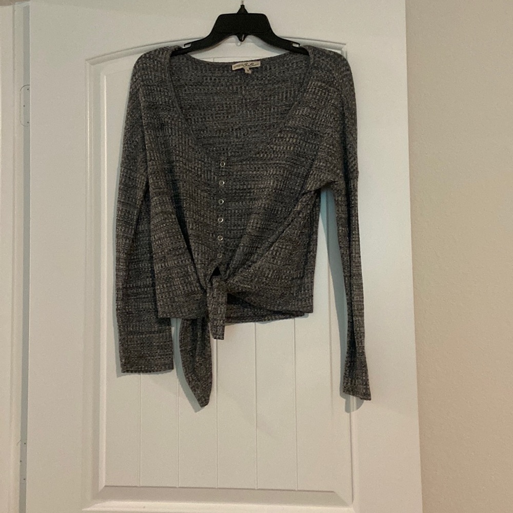 Gray sweater